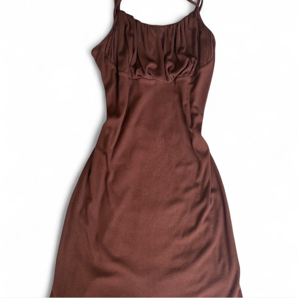 Kendall & Kylie Brown Mini Dress